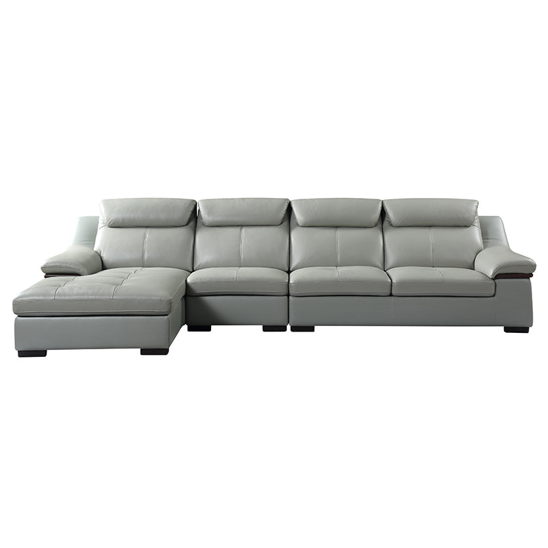 Designer Sofa Set:- European Style Modern L Shape Luxury Furniture Sofa Set (Grey)