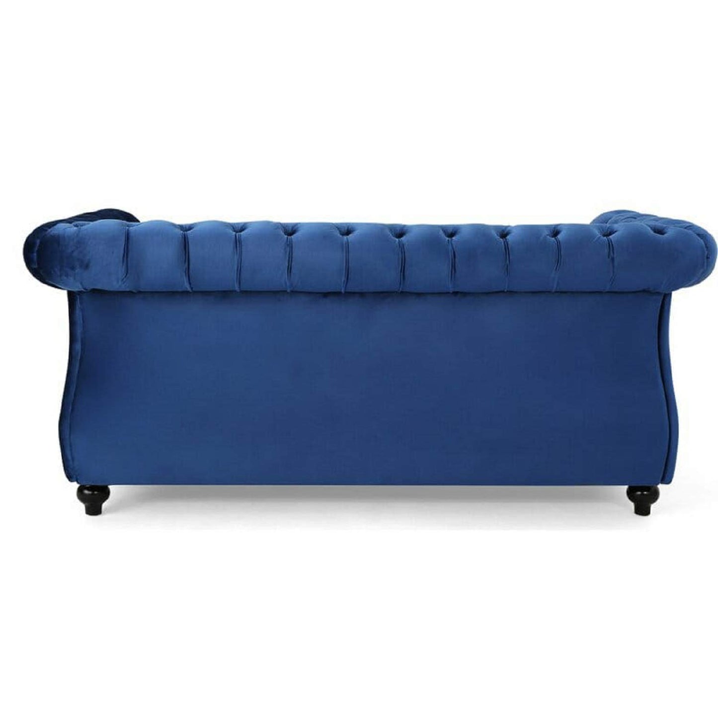Designer Sofa Set: Royal Blue 2 Seater Velvet Luxury Furniture Sofa Set