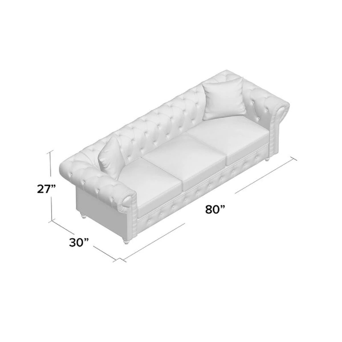 Designer Sofa Set:- Logue 3 Seater Velvet Fabric Sofa Set luxury furniture