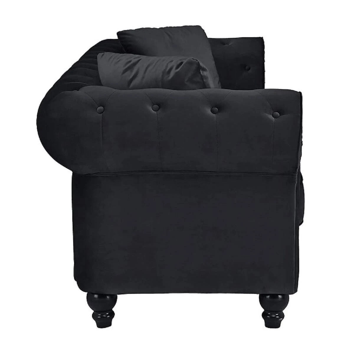 Designer Sofa Set:- Logue 3 Seater Velvet Fabric Sofa Set luxury furniture