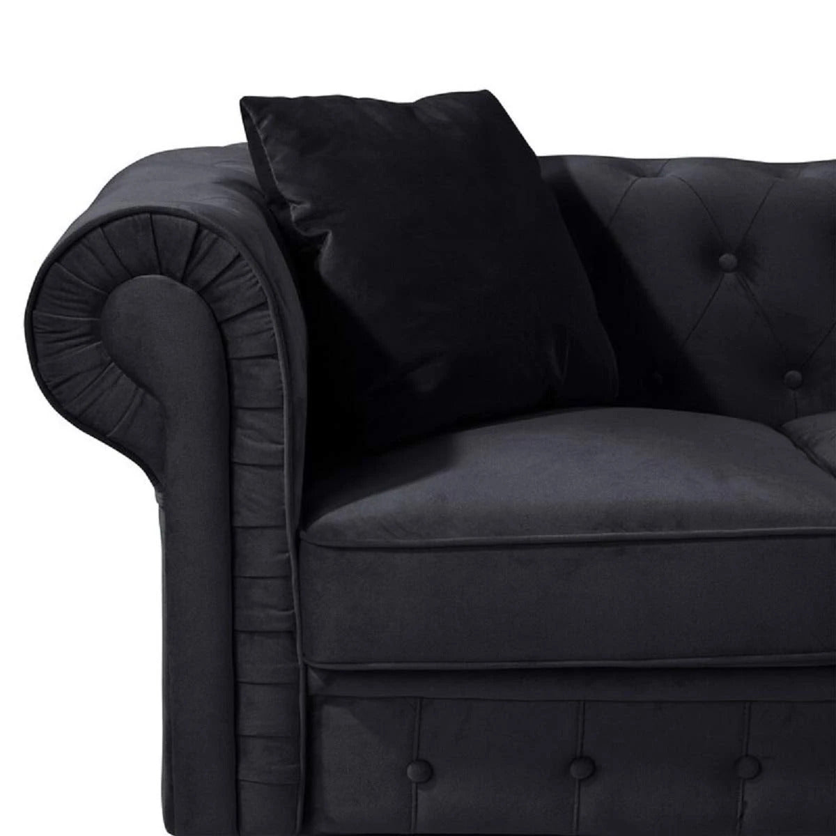 Designer Sofa Set:- Logue 3 Seater Velvet Fabric Sofa Set luxury furniture