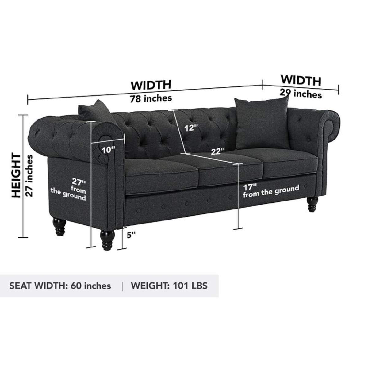 Designer Sofa Set:- Logue 3 Seater Velvet Fabric Sofa Set luxury furniture