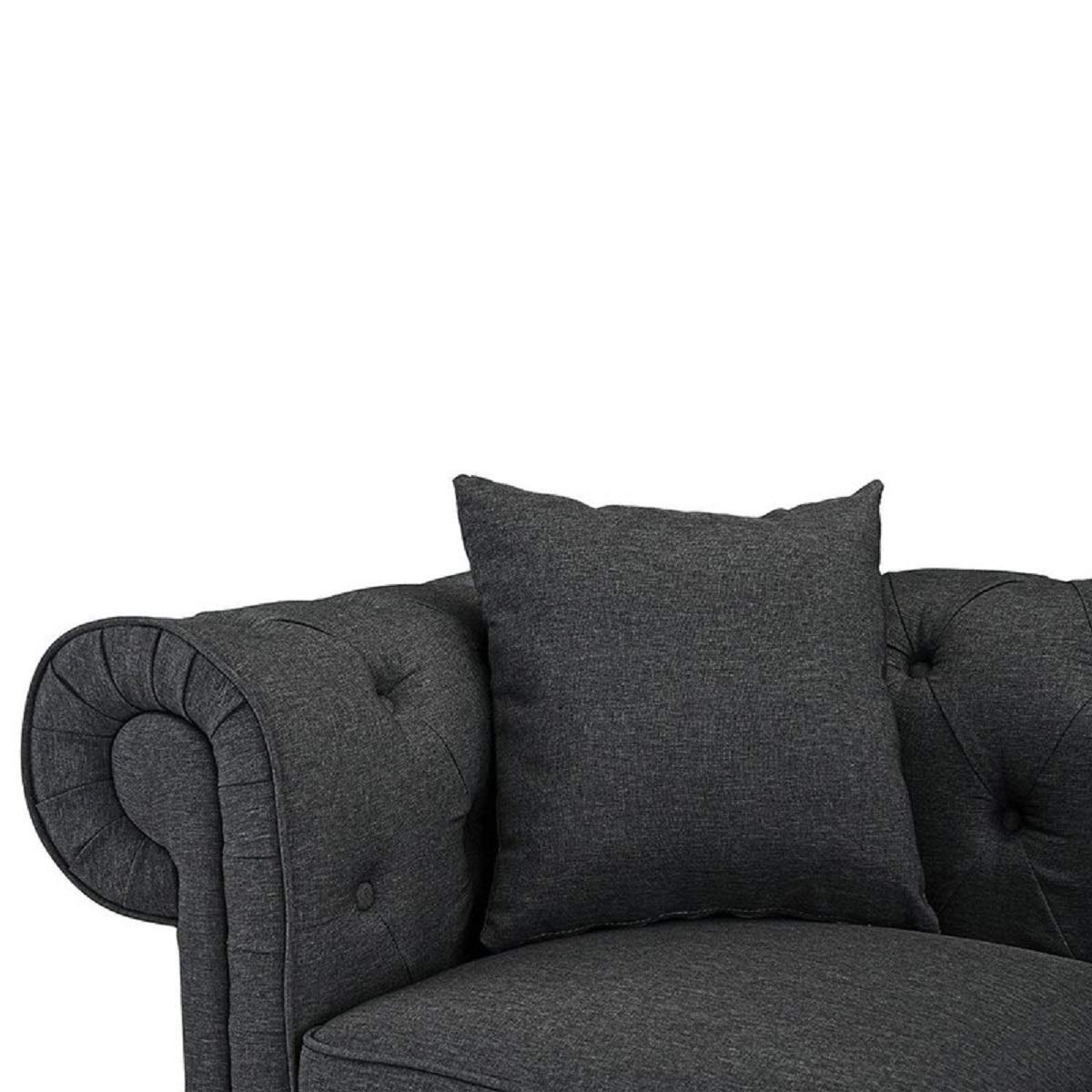 Designer Sofa Set:- Logue 3 Seater Velvet Fabric Sofa Set luxury furniture
