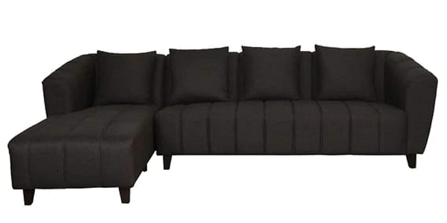 Designer Sofa Set:- Luxury Furniture L Shape 5 Seater Fabric Sofa Set
