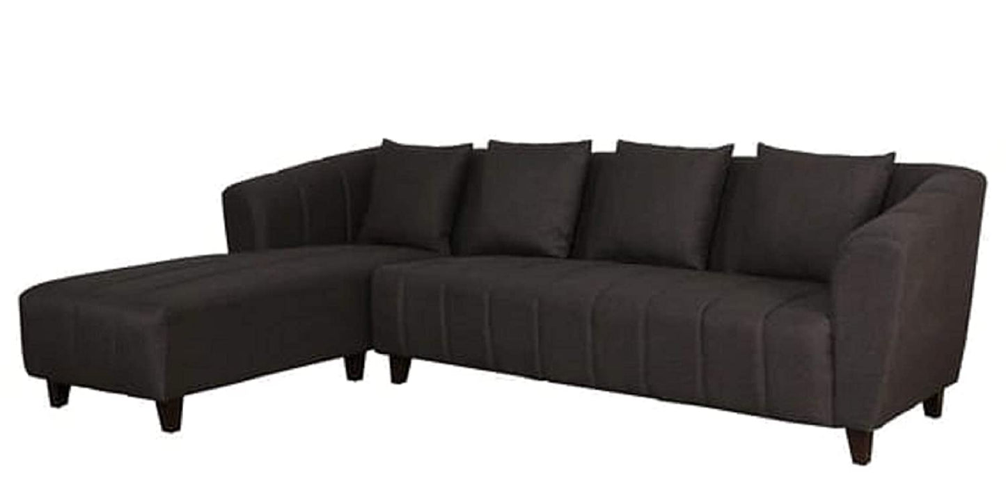 Designer Sofa Set:- Luxury Furniture L Shape 5 Seater Fabric Sofa Set