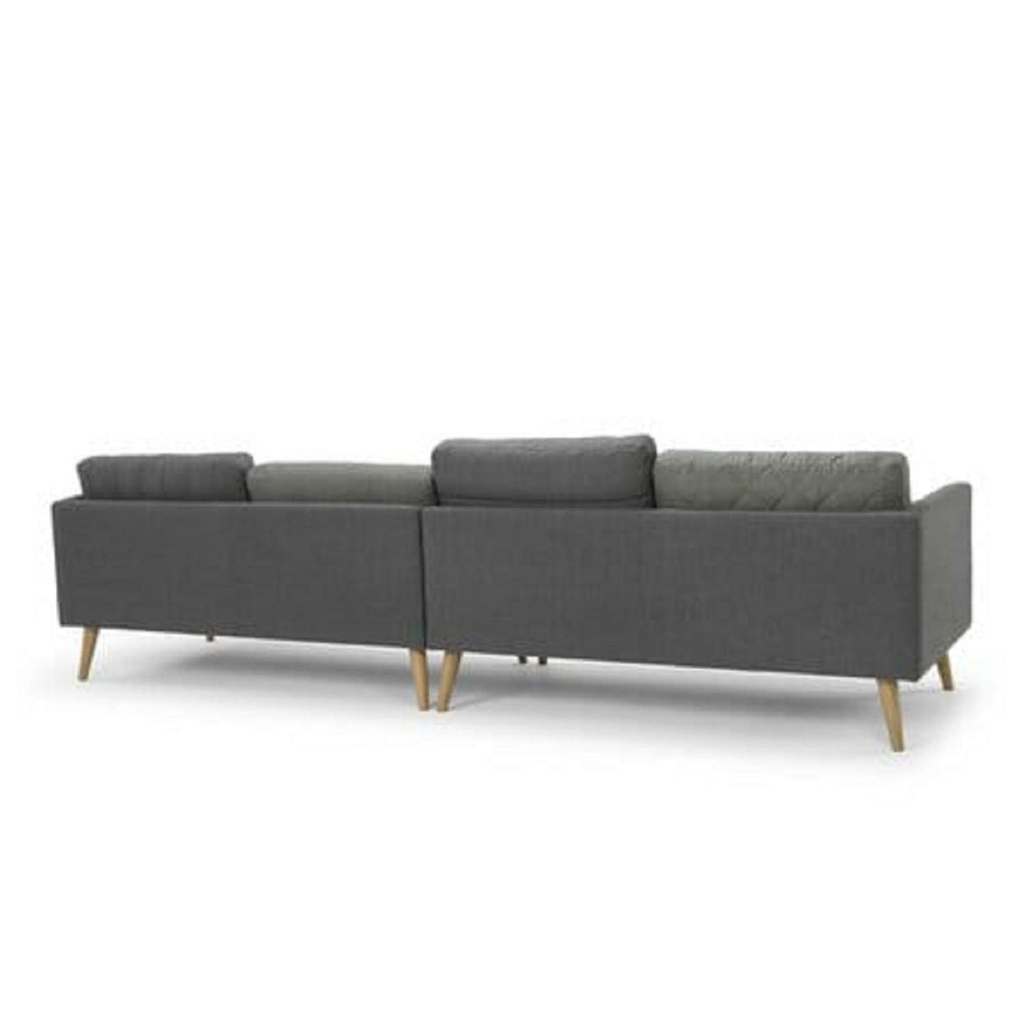 Designer Sofa Set:- Regal 5 Seater Fabric Luxury Furniture Sofa Set (Grey)