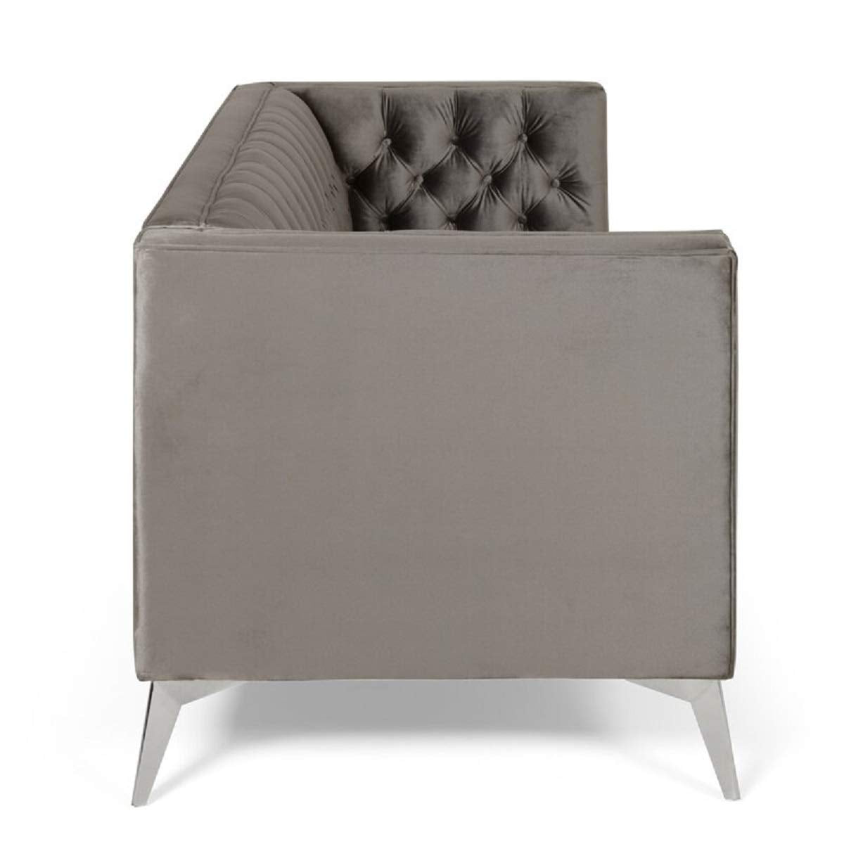 Designer Sofa Set:- Logue 3 Seater Velvet Fabric Luxury Furniture Sofa Set