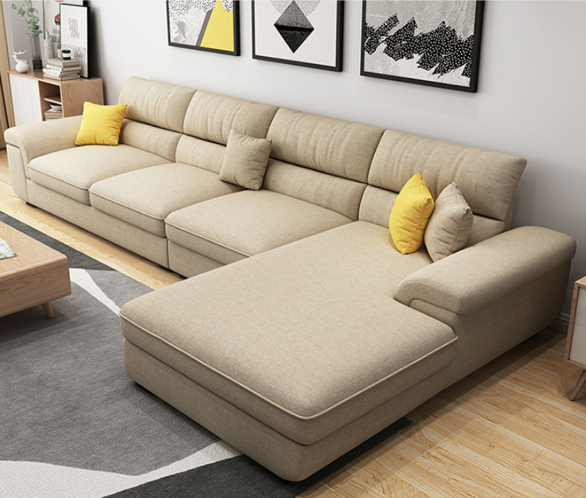 Designer Sofa Set:- Nordic Modern Style Fabric Luxury Furniture Sofa Set