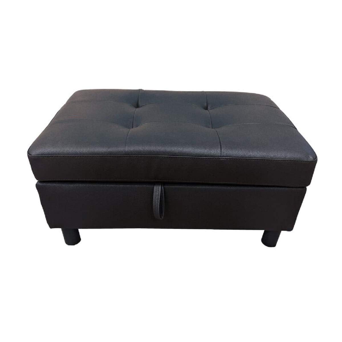 Designer Sofa Set:- Paes 3+2+1 Leatherette Luxury Furniture Sofa Set (Black)