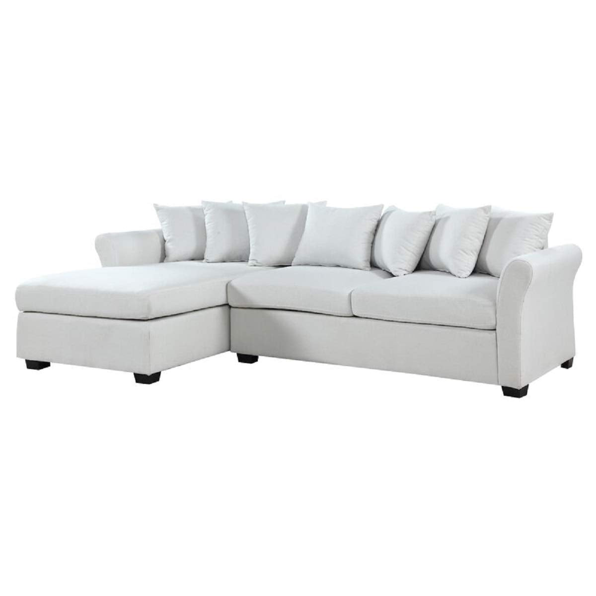 Designer Sofa Set:- Rain L Shape 5 Seater Fabric Luxury Furniture Sofa Set