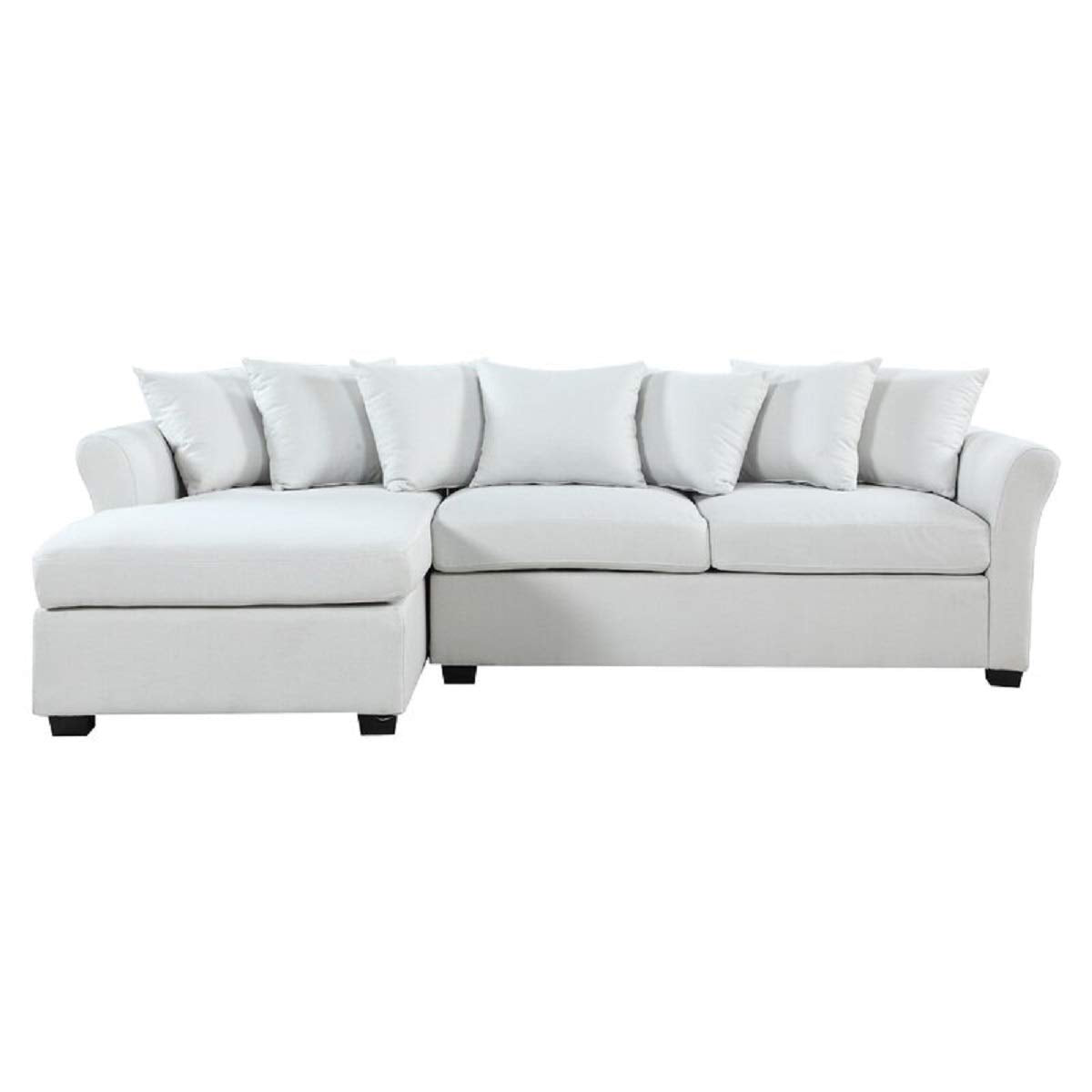 Designer Sofa Set:- Rain L Shape 5 Seater Fabric Luxury Furniture Sofa Set