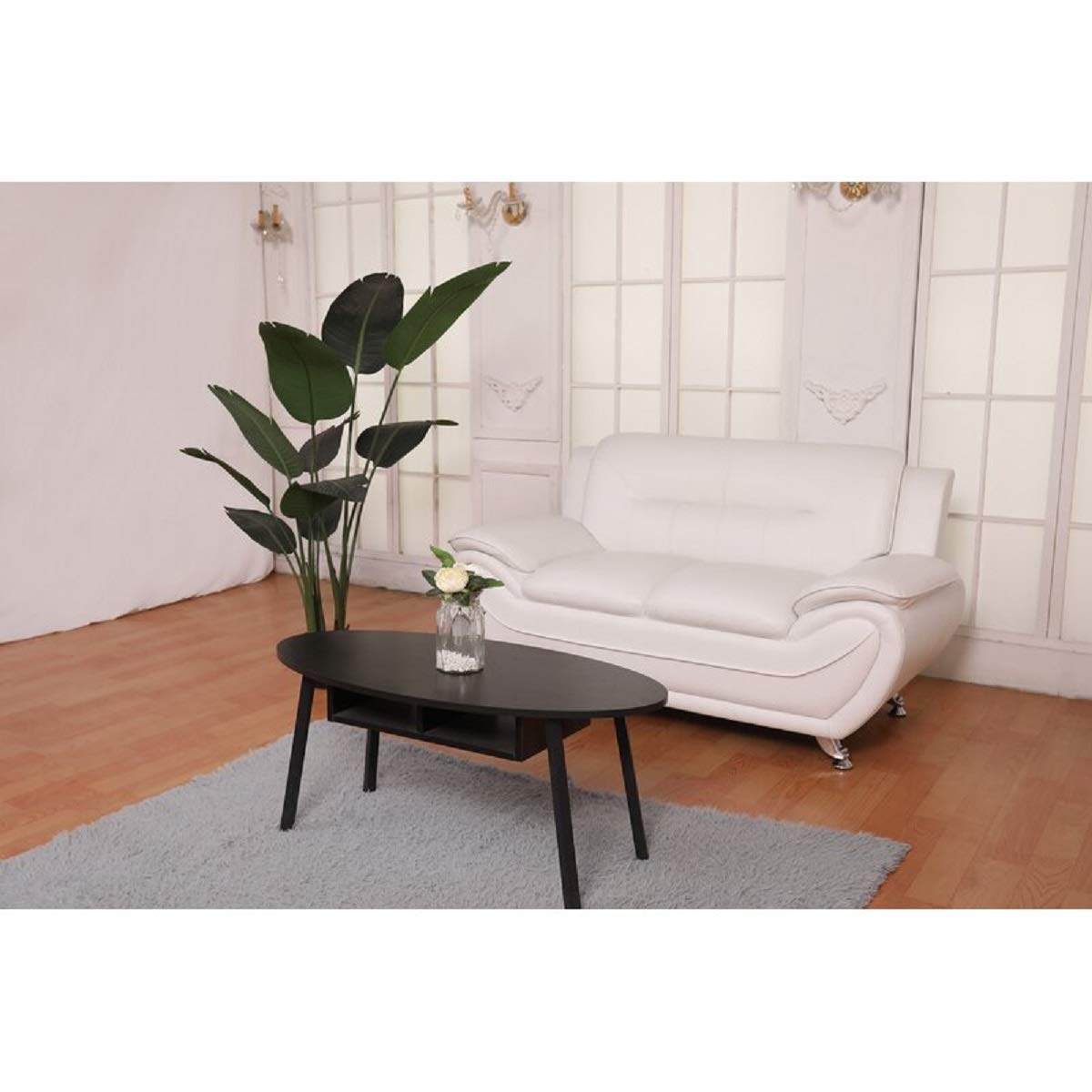 Designer Sofa Set:- ZIAA 3+2+1 Leatherette Sofa Set