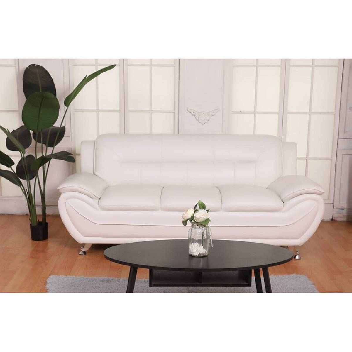 Designer Sofa Set:- ZIAA 3+2+1 Leatherette Sofa Set