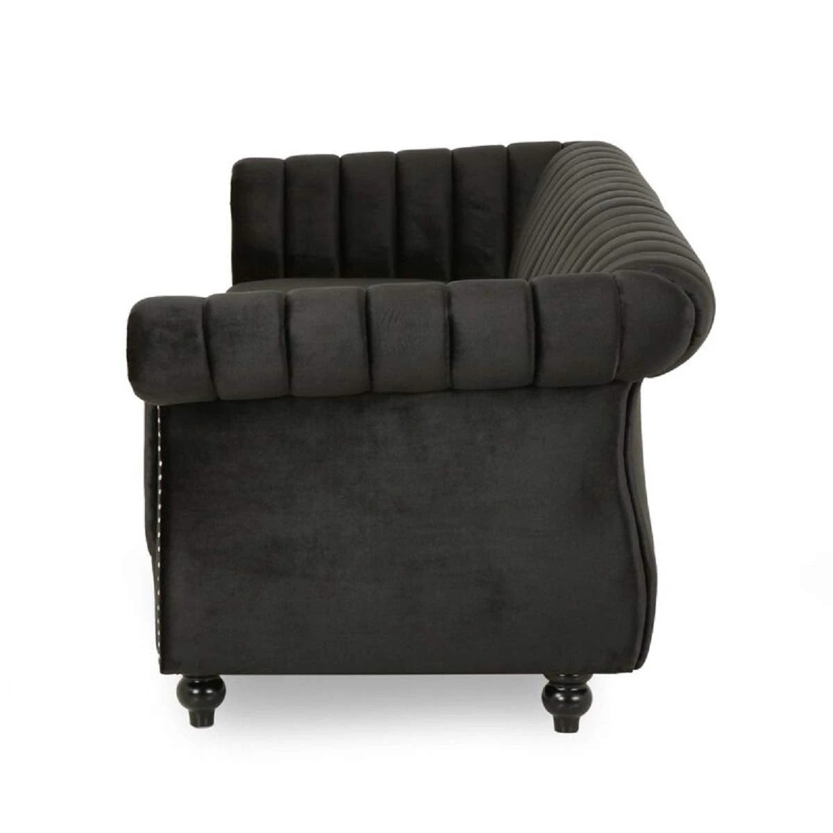 Designer Sofa Set:- 3 Seater Velvet Fabric Luxury Furniture Sofa Set
