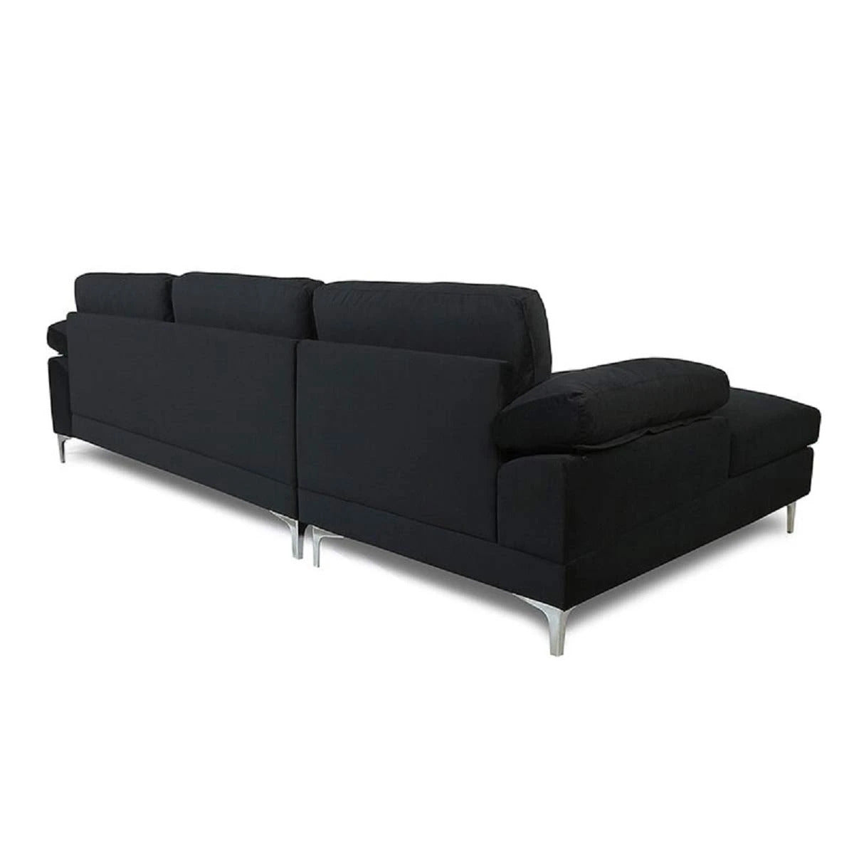 Designer Sofa Set:- Daiyan L Shape 5 Seater Velvet Luxury Furniture Sofa Set