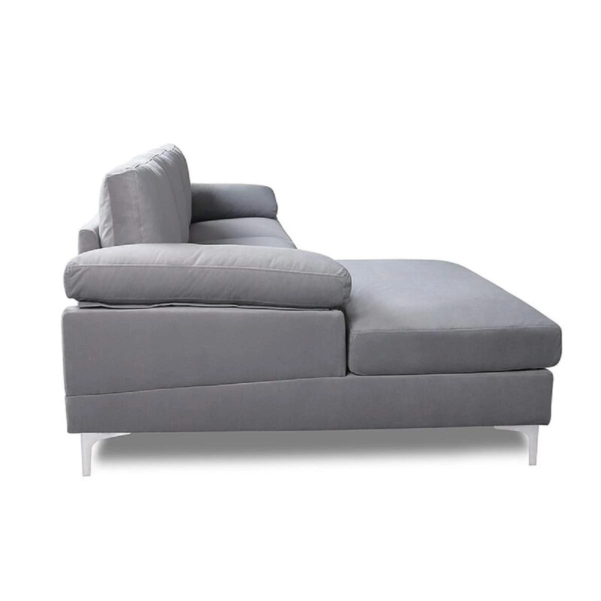 Designer Sofa Set:- Daiyan L Shape 5 Seater Velvet Luxury Furniture Sofa Set
