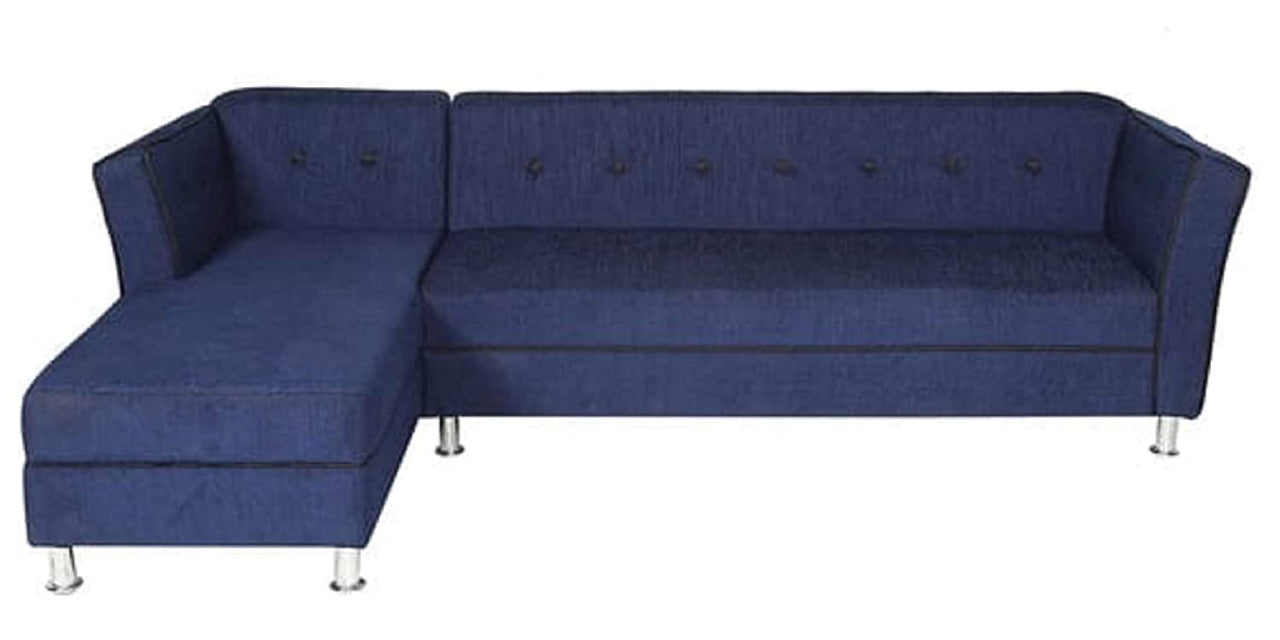 Designer Sofa Set:- Dora L Shape 5 Seater Fabric Luxury Furniture Sofa Set
