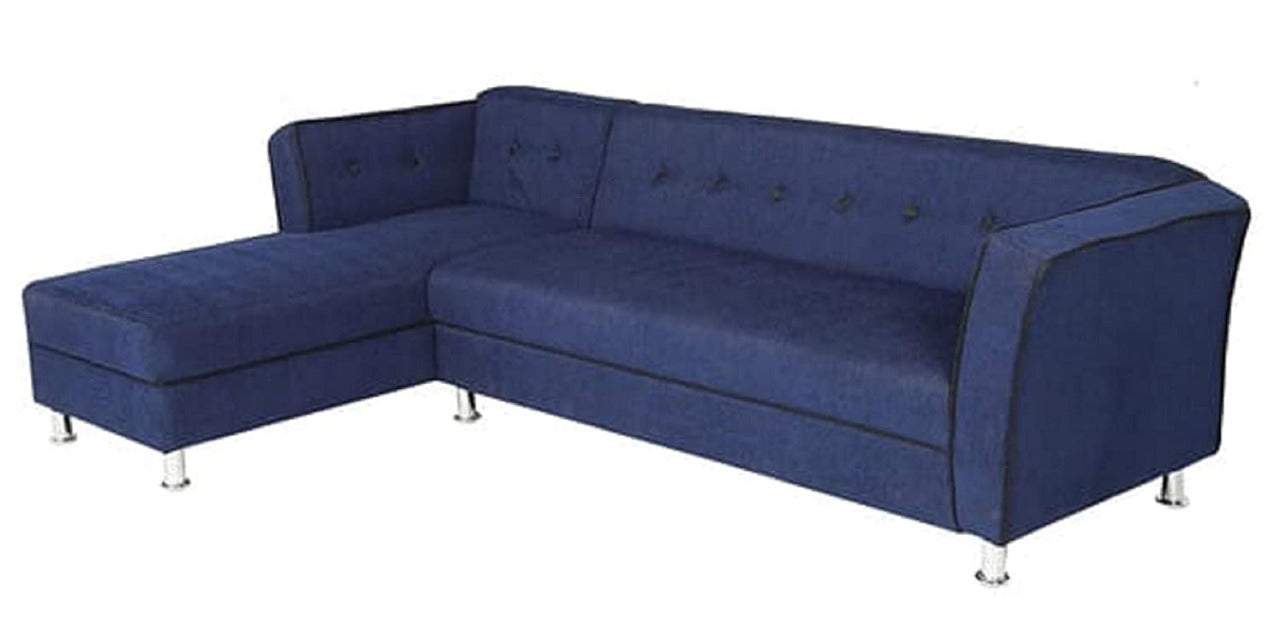 Designer Sofa Set:- Dora L Shape 5 Seater Fabric Luxury Furniture Sofa Set