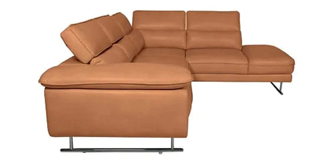 Designer Sofa Set:- Hugo L Shape 5 Seater Leatherette Sofa Set Luxury Furniture