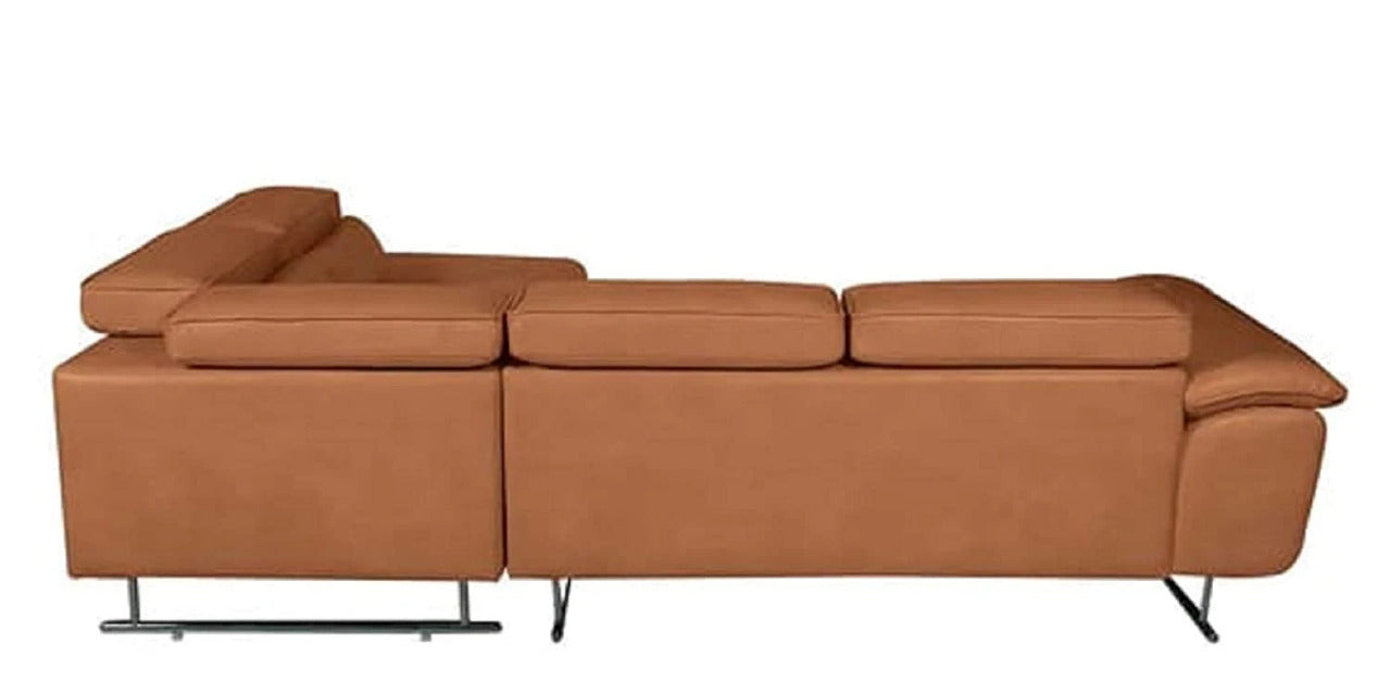 Designer Sofa Set:- Hugo L Shape 5 Seater Leatherette Sofa Set Luxury Furniture