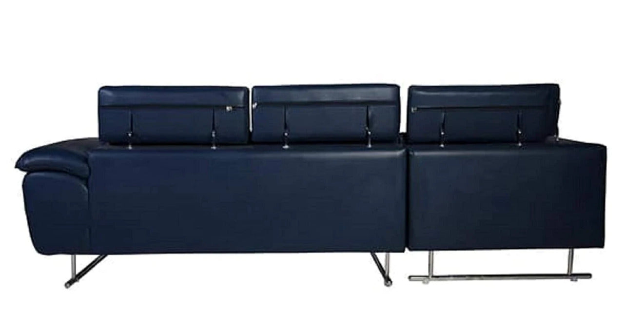 Designer Sofa Set:- Hugo L Shape 5 Seater Leatherette Sofa Set Luxury Furniture