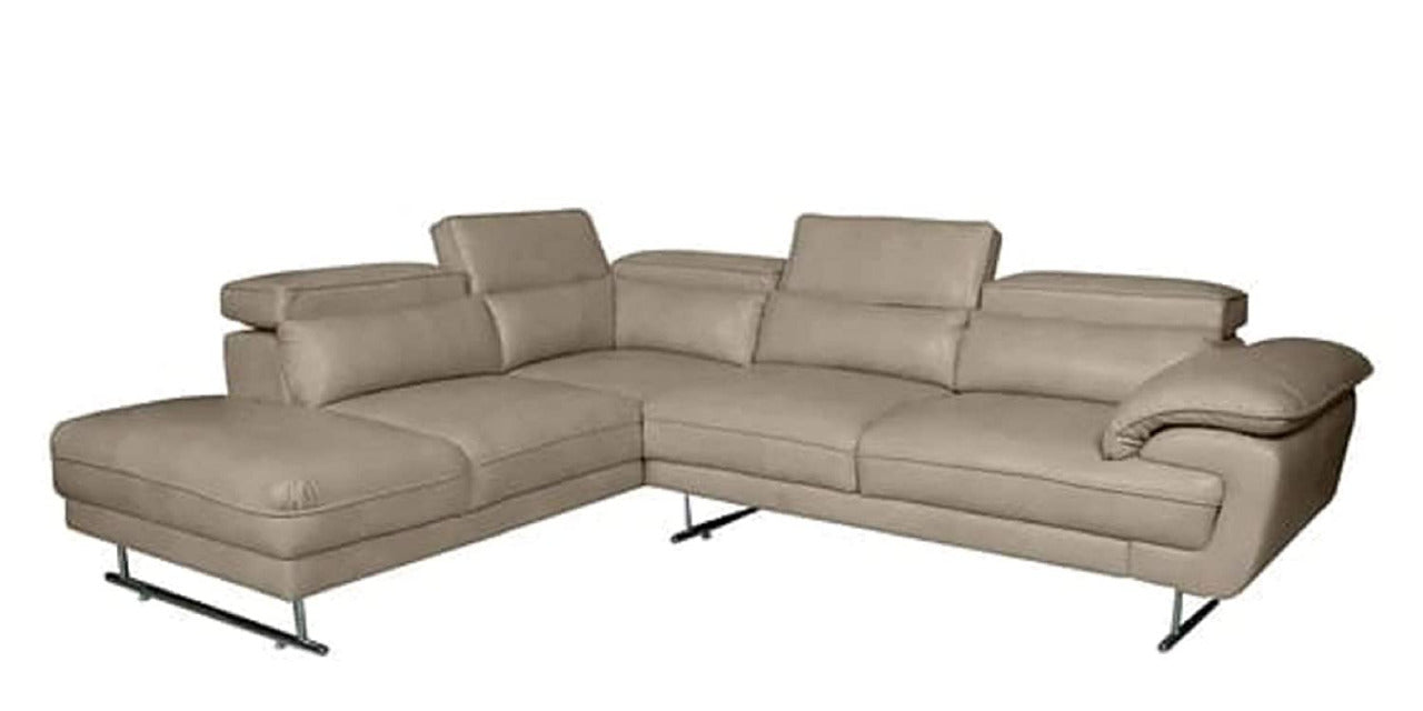 Designer Sofa Set:- Hugo L Shape 5 Seater Leatherette Sofa Set Luxury Furniture