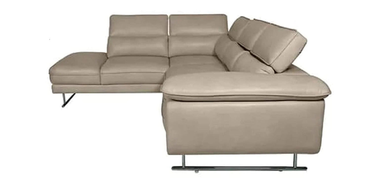 Designer Sofa Set:- Hugo L Shape 5 Seater Leatherette Sofa Set Luxury Furniture