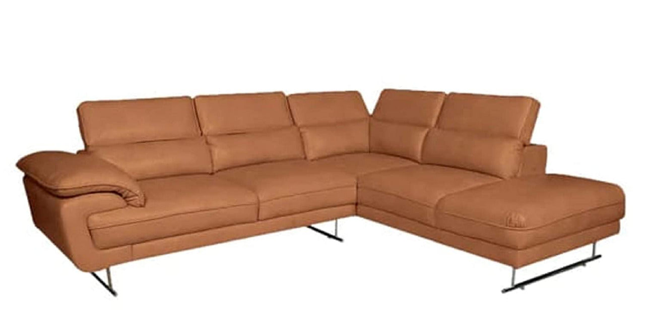 Designer Sofa Set:- Hugo L Shape 5 Seater Leatherette Sofa Set Luxury Furniture
