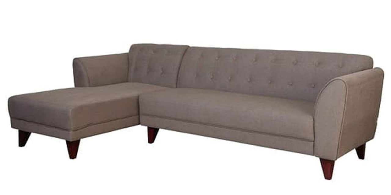 Designer Sofa Set:- LAILY L Shape Fabric 4 Seater Sofa Set Luxury Furniture