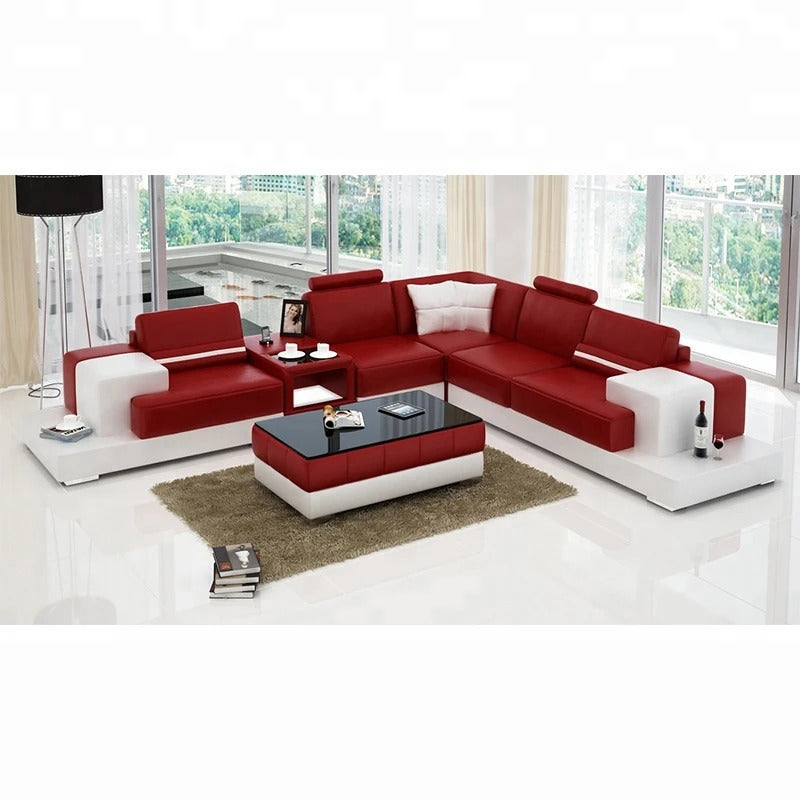 Designer Sofa Set:- L Shape Luxury Furniture Sofa Set