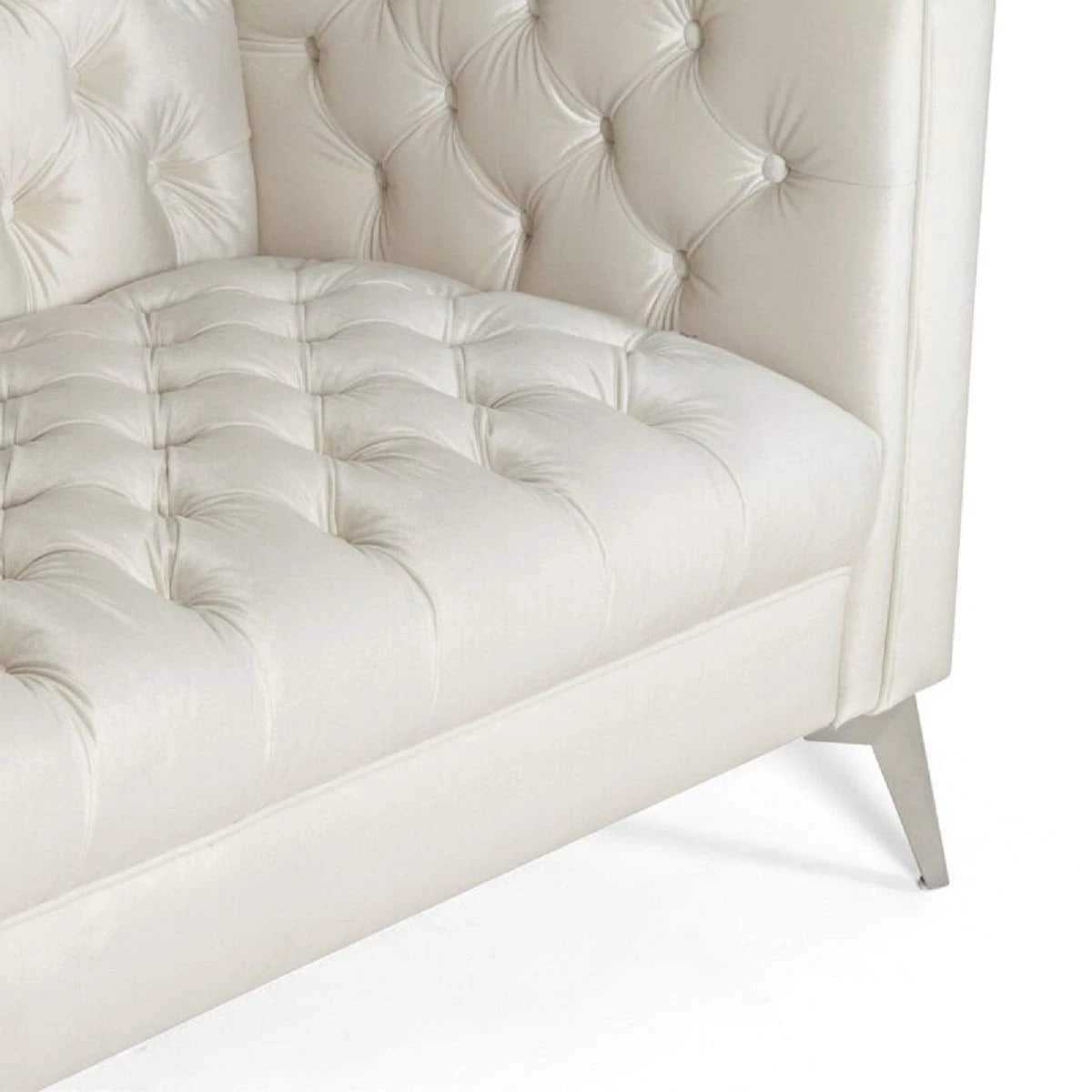 Designer Sofa Set:- Logue 3 Seater Velvet Fabric Luxury Furniture Sofa Set