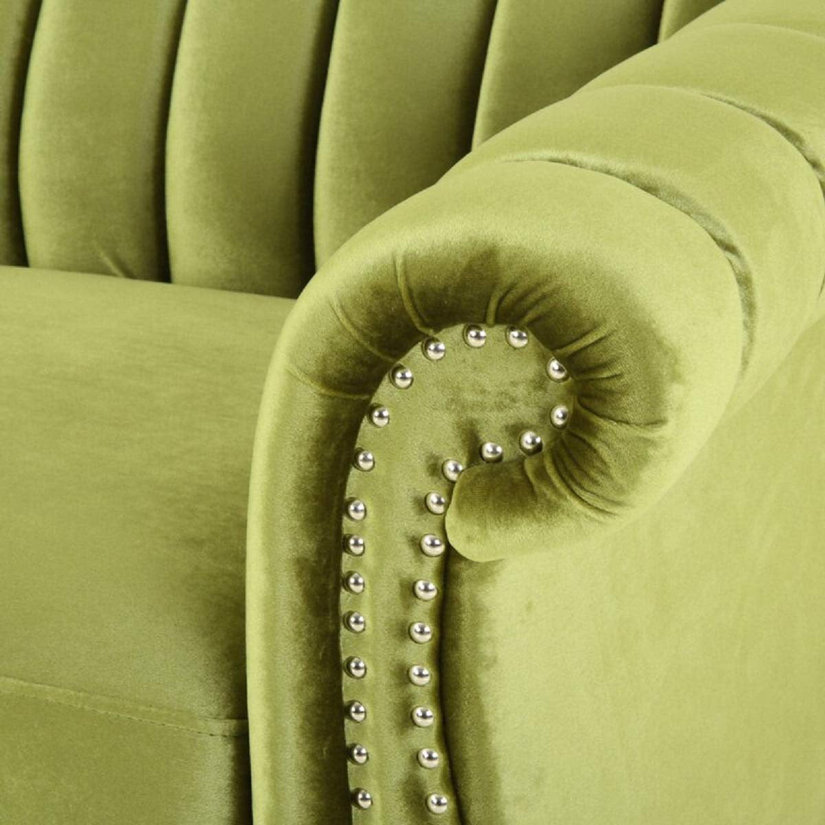 Designer Sofa Set:- 3 Seater Velvet Fabric Luxury Furniture Sofa Set