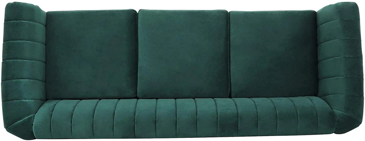 Designer Sofa Set:- 3 Seater Velvet Fabric Luxury Furniture Sofa Set