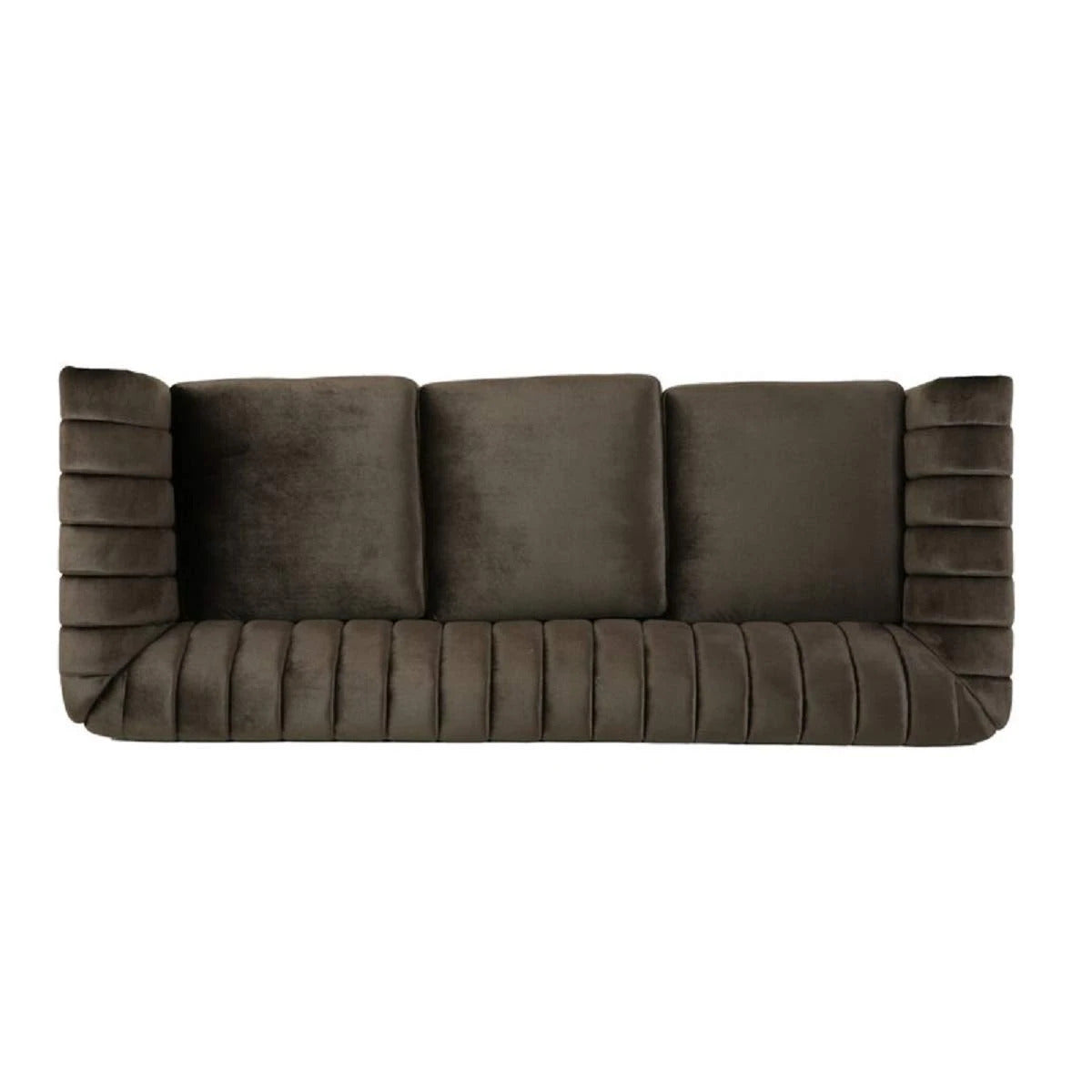 Designer Sofa Set:- 3 Seater Velvet Fabric Luxury Furniture Sofa Set