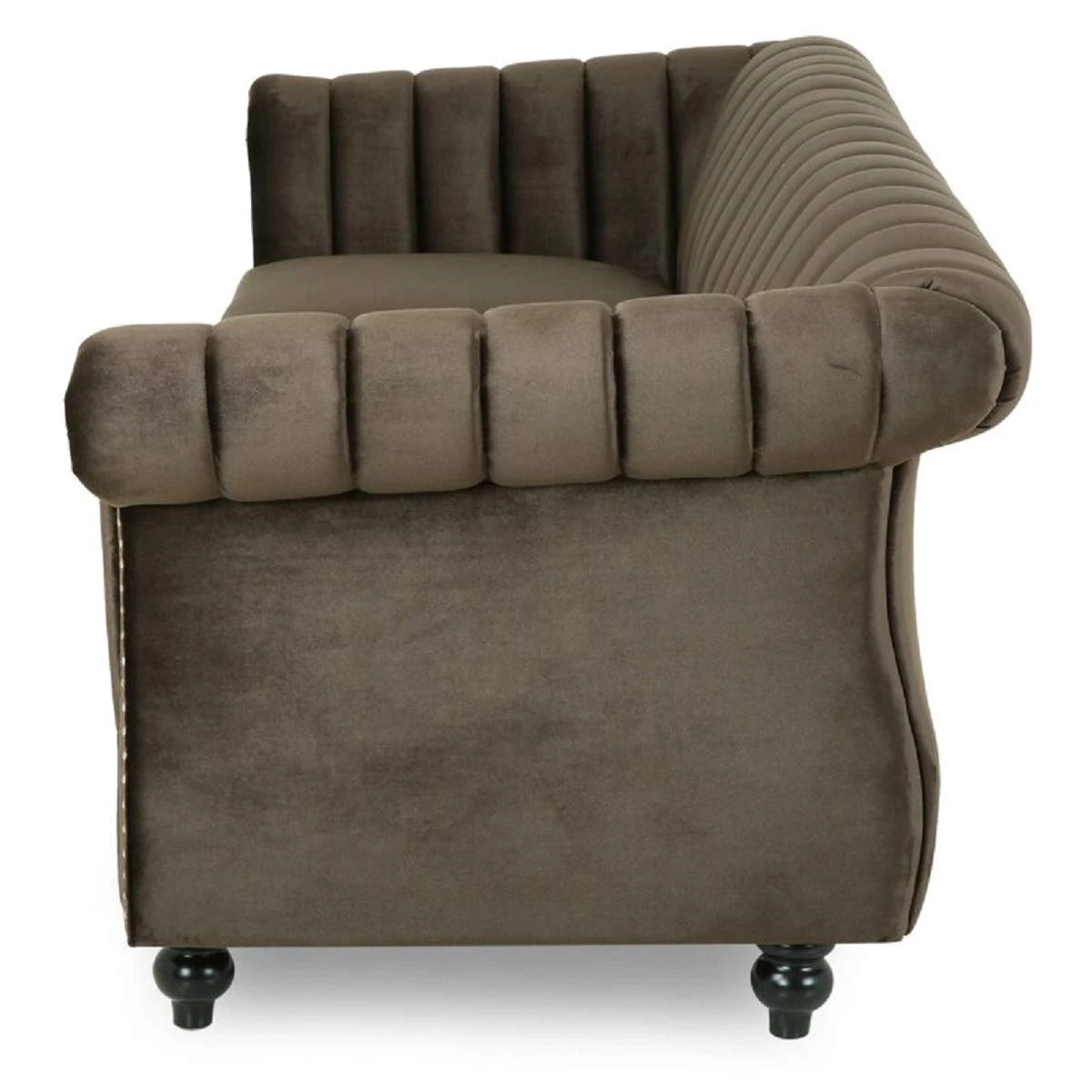 Designer Sofa Set:- 3 Seater Velvet Fabric Luxury Furniture Sofa Set
