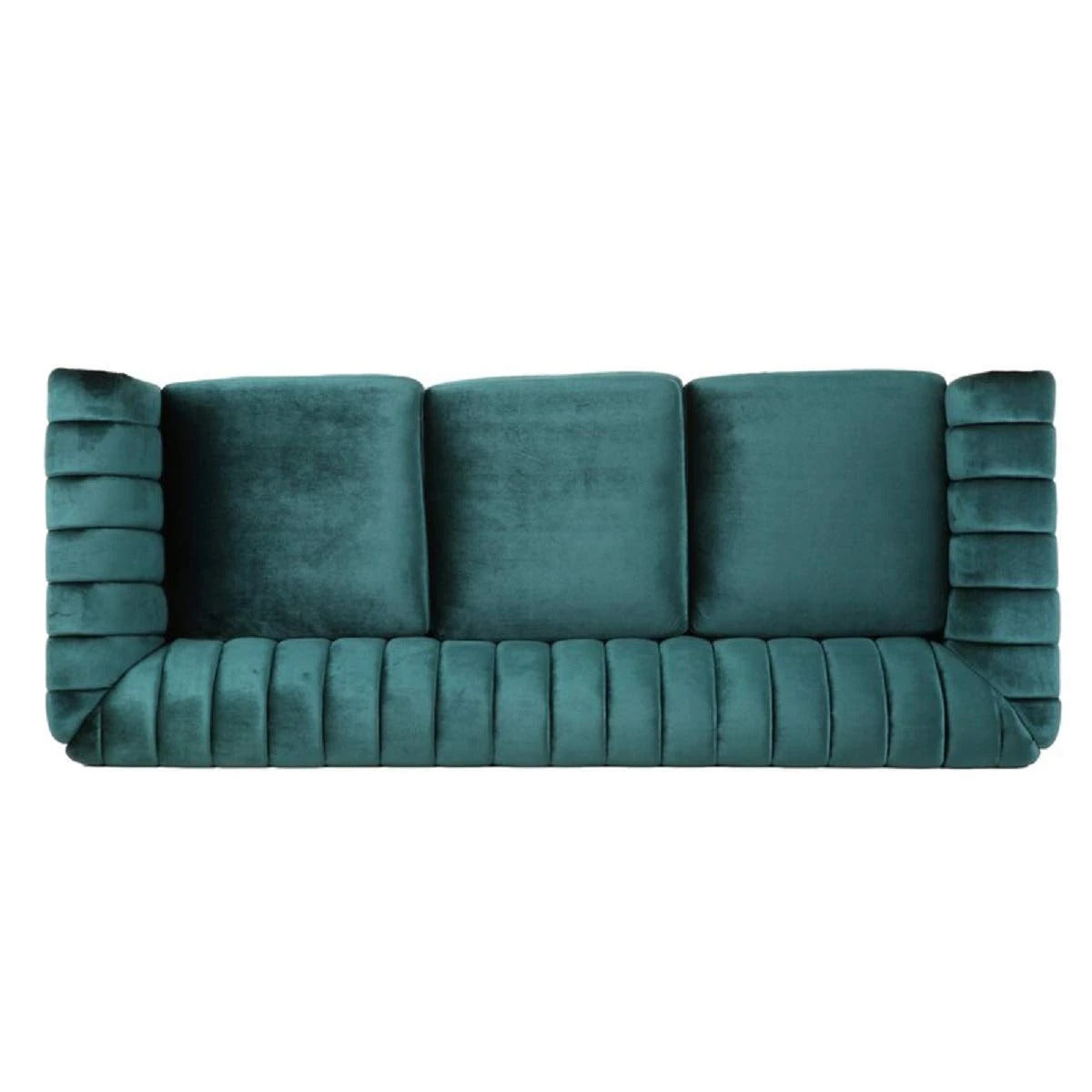 Designer Sofa Set:- 3 Seater Velvet Fabric Luxury Furniture Sofa Set