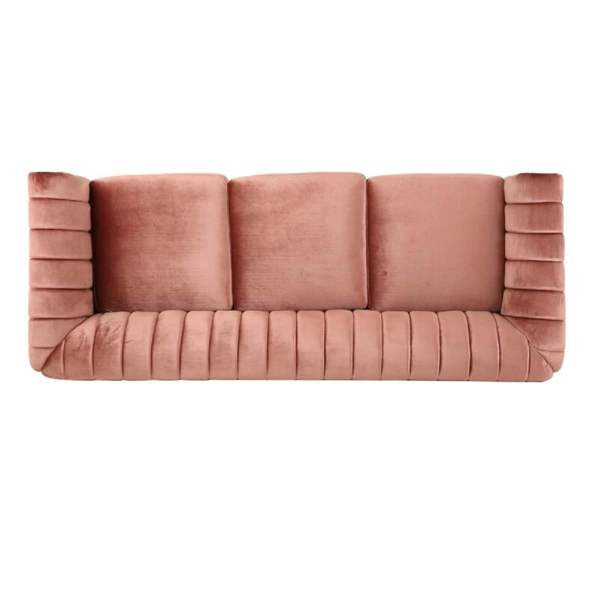 Designer Sofa Set:- 3 Seater Velvet Fabric Luxury Furniture Sofa Set