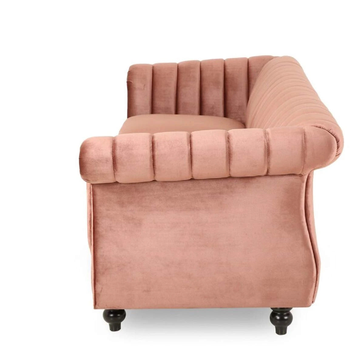 Designer Sofa Set:- 3 Seater Velvet Fabric Luxury Furniture Sofa Set