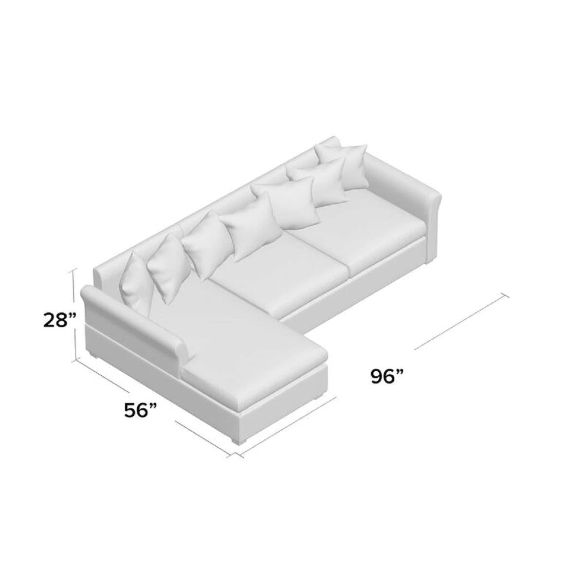 Designer Sofa Set:- Rain L Shape 5 Seater Fabric Luxury Furniture Sofa Set