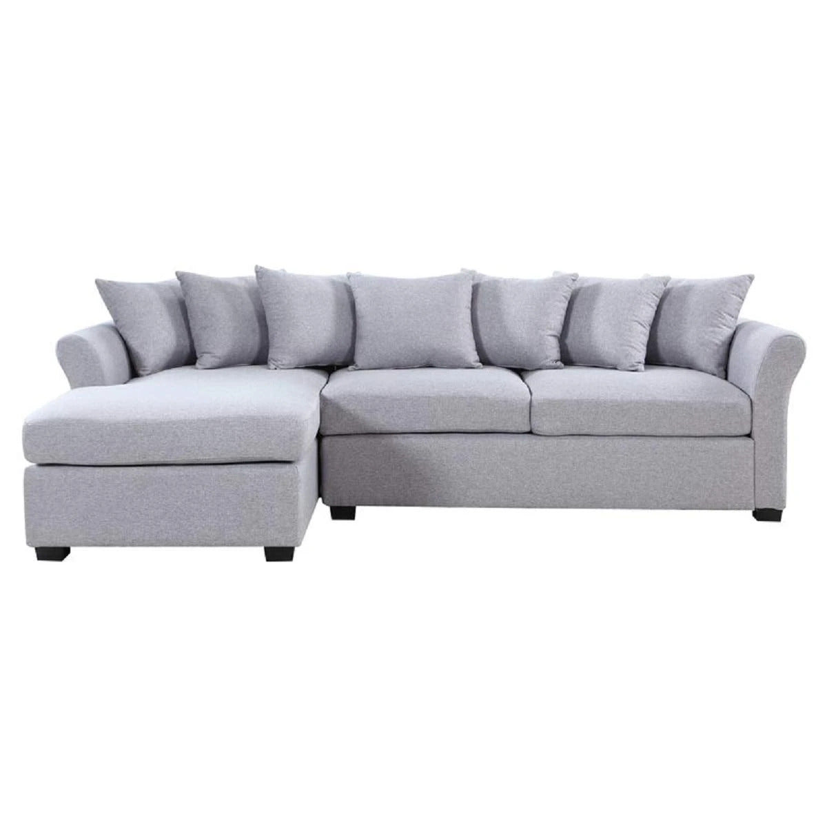 Designer Sofa Set:- Rain L Shape 5 Seater Fabric Luxury Furniture Sofa Set