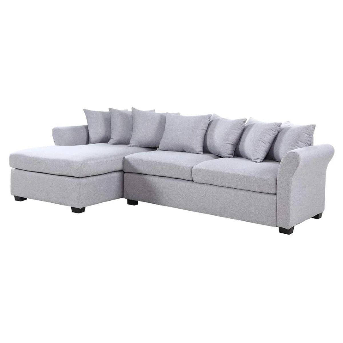Designer Sofa Set:- Rain L Shape 5 Seater Fabric Luxury Furniture Sofa Set