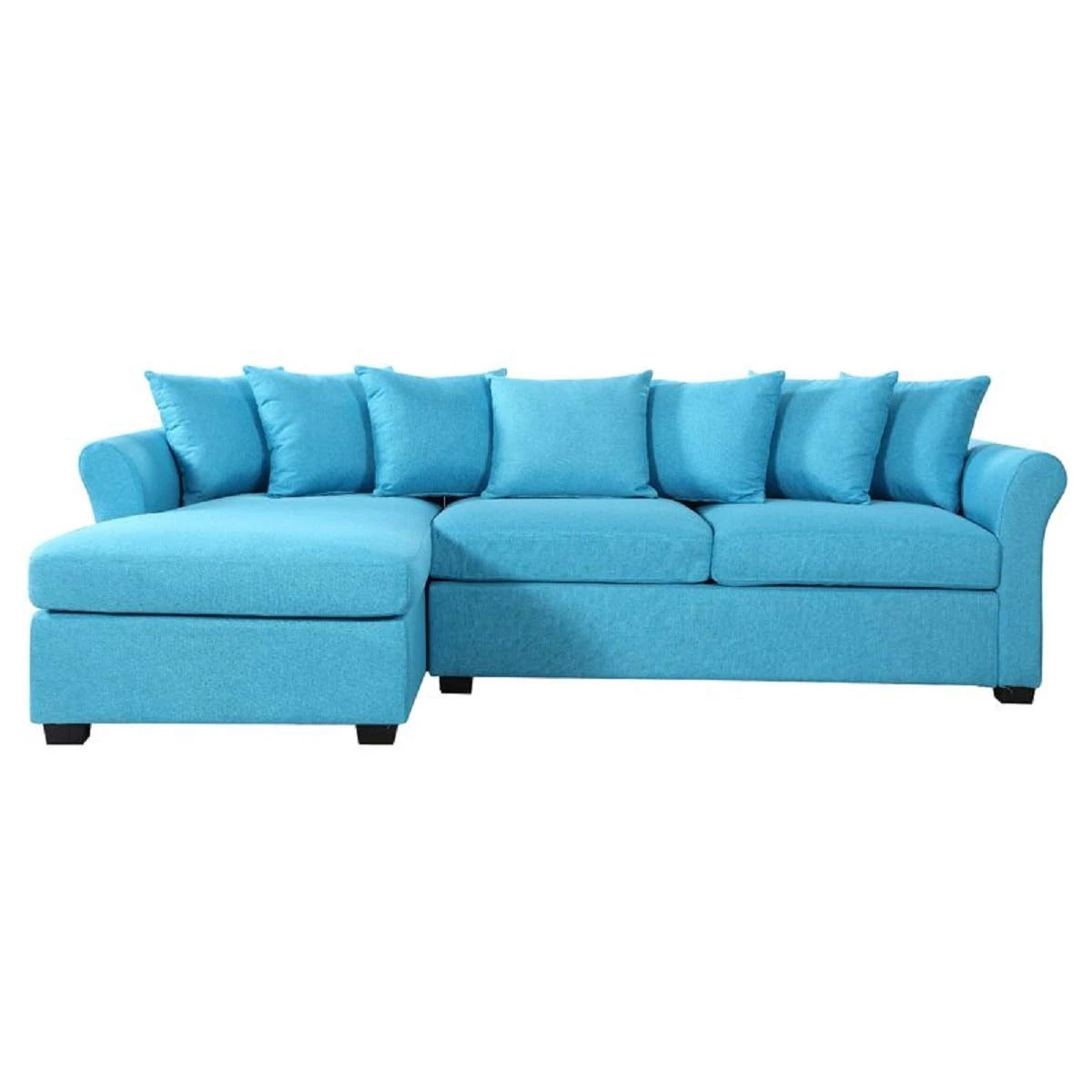 Designer Sofa Set:- Rain L Shape 5 Seater Fabric Luxury Furniture Sofa Set
