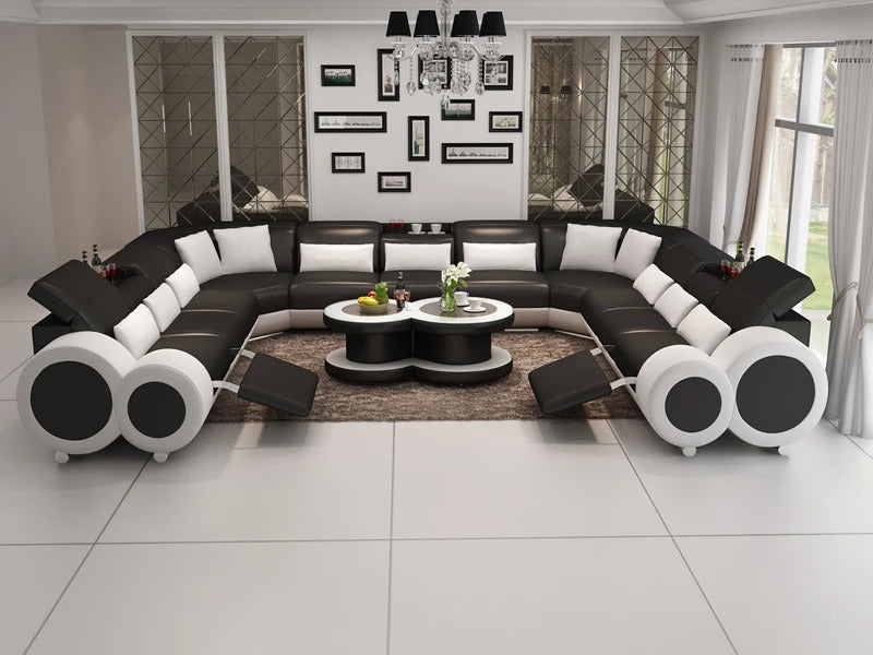 Designer Sofa Set:- U Shape Luxury Furniture Sofa Set