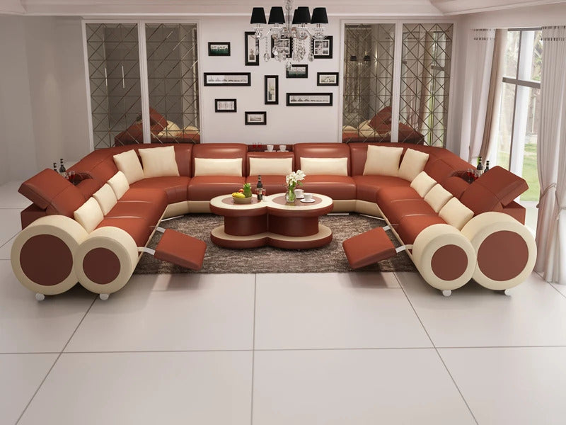Designer Sofa Set:- U Shape Luxury Furniture Sofa Set