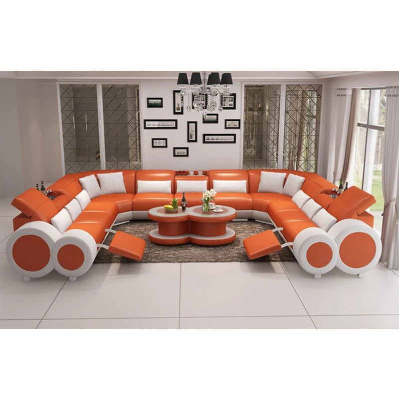 Designer Sofa Set:- U Shape Luxury Furniture Sofa Set