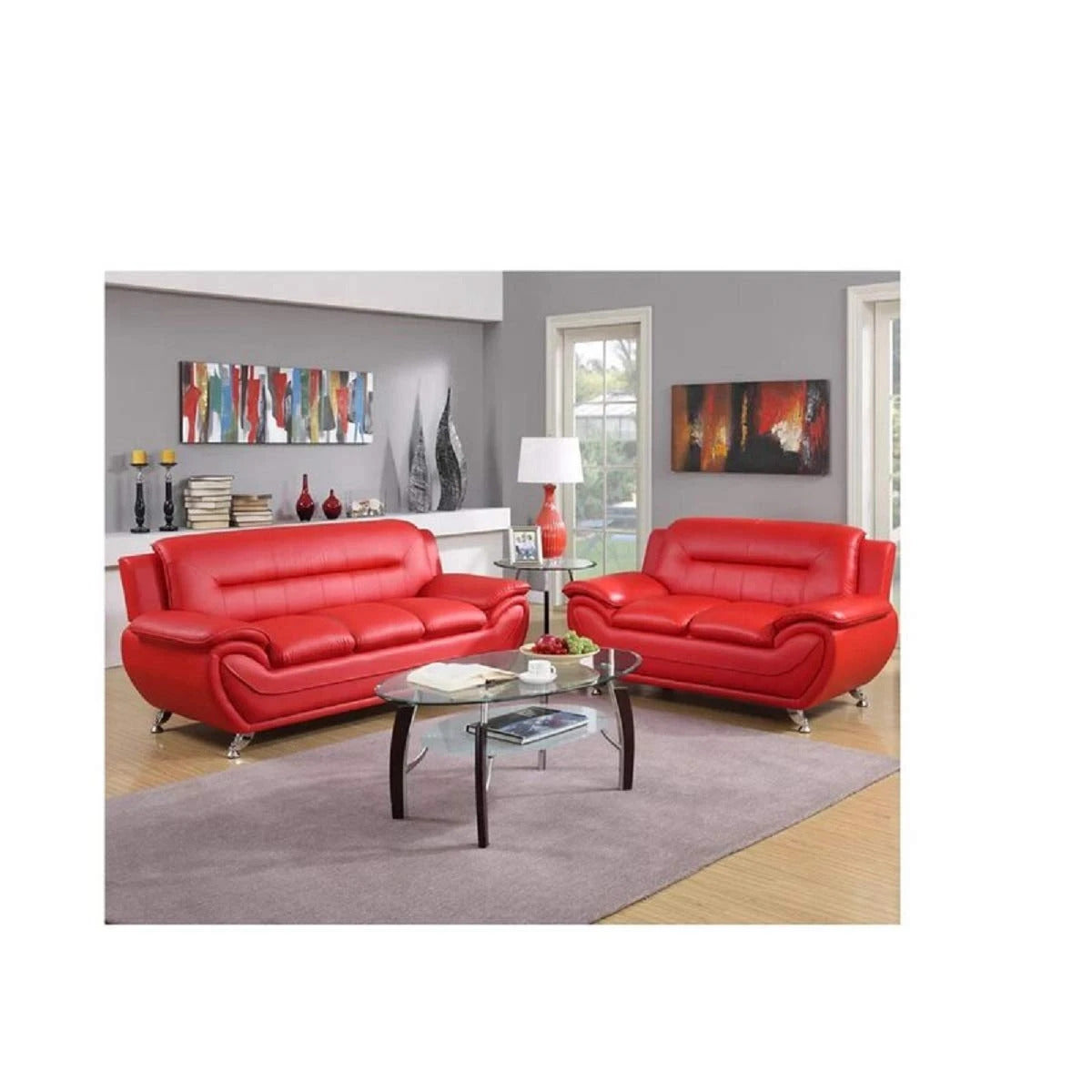 Designer Sofa Set:- ZIAA 3+2+1 Leatherette Sofa Set