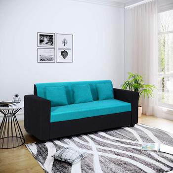 3 Seater Sofa:- Tulip Fabric Sofa Set