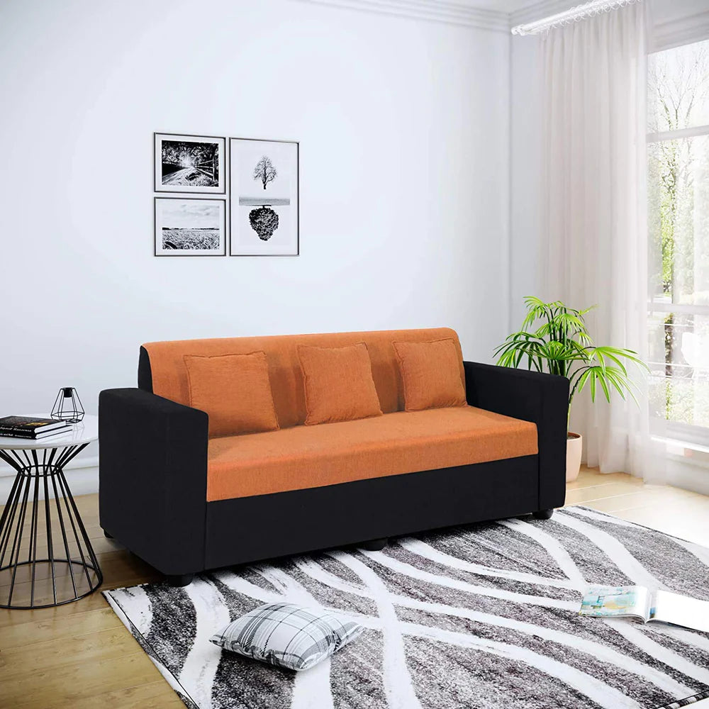 3 Seater Sofa:- Tulip Fabric Sofa Set