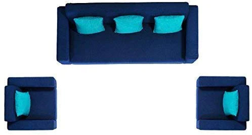 5 Seater Sofa Set:- Desy (3+1+1) Fabric Sofa Set