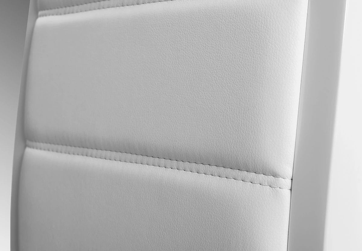 Dining Chair DENO Contemporary White Dining Chair (Set of 2)